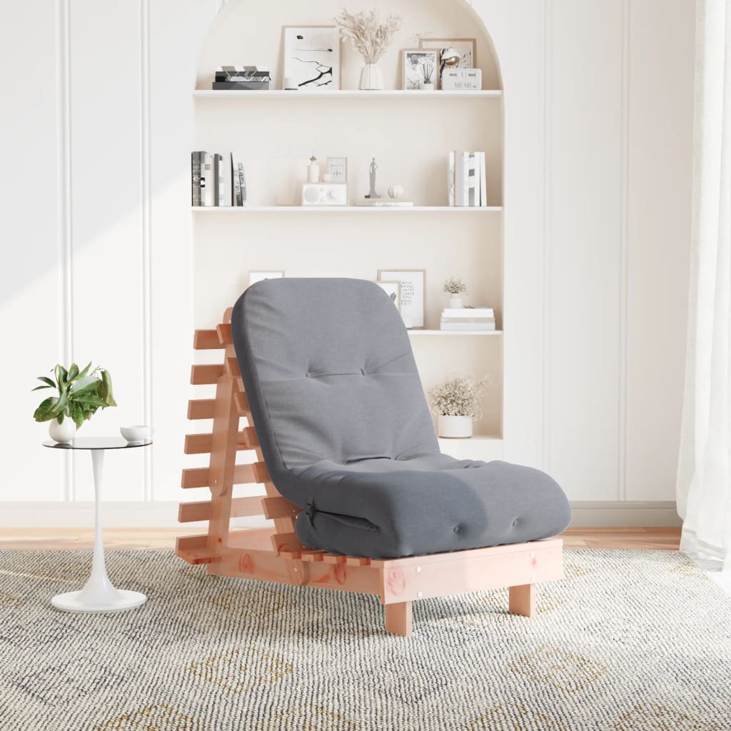 Canapea Futon Cu Saltea, , Lemn De Pin Tratat