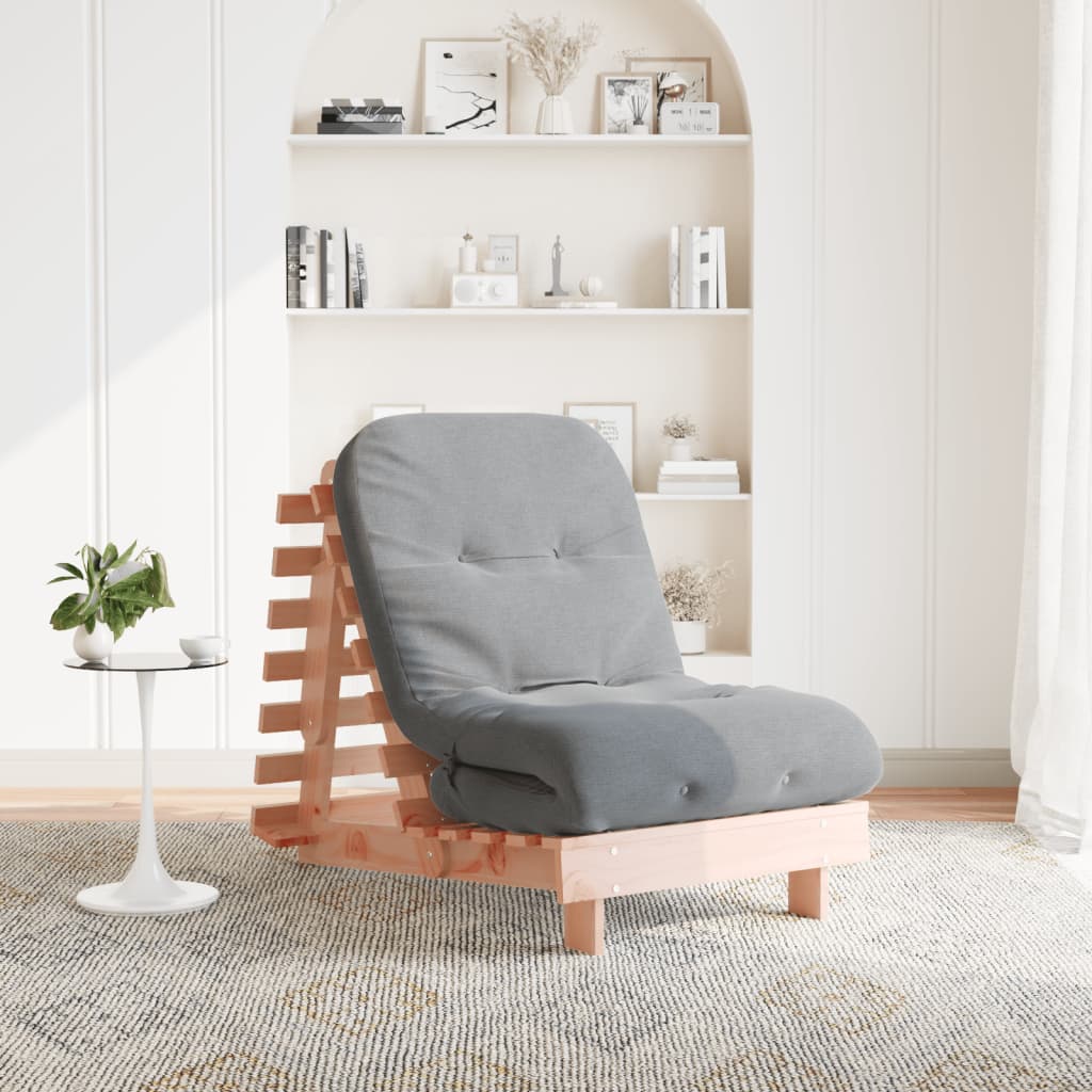 Canapea Futon Cu Saltea, , , Lemn Masiv De Pin