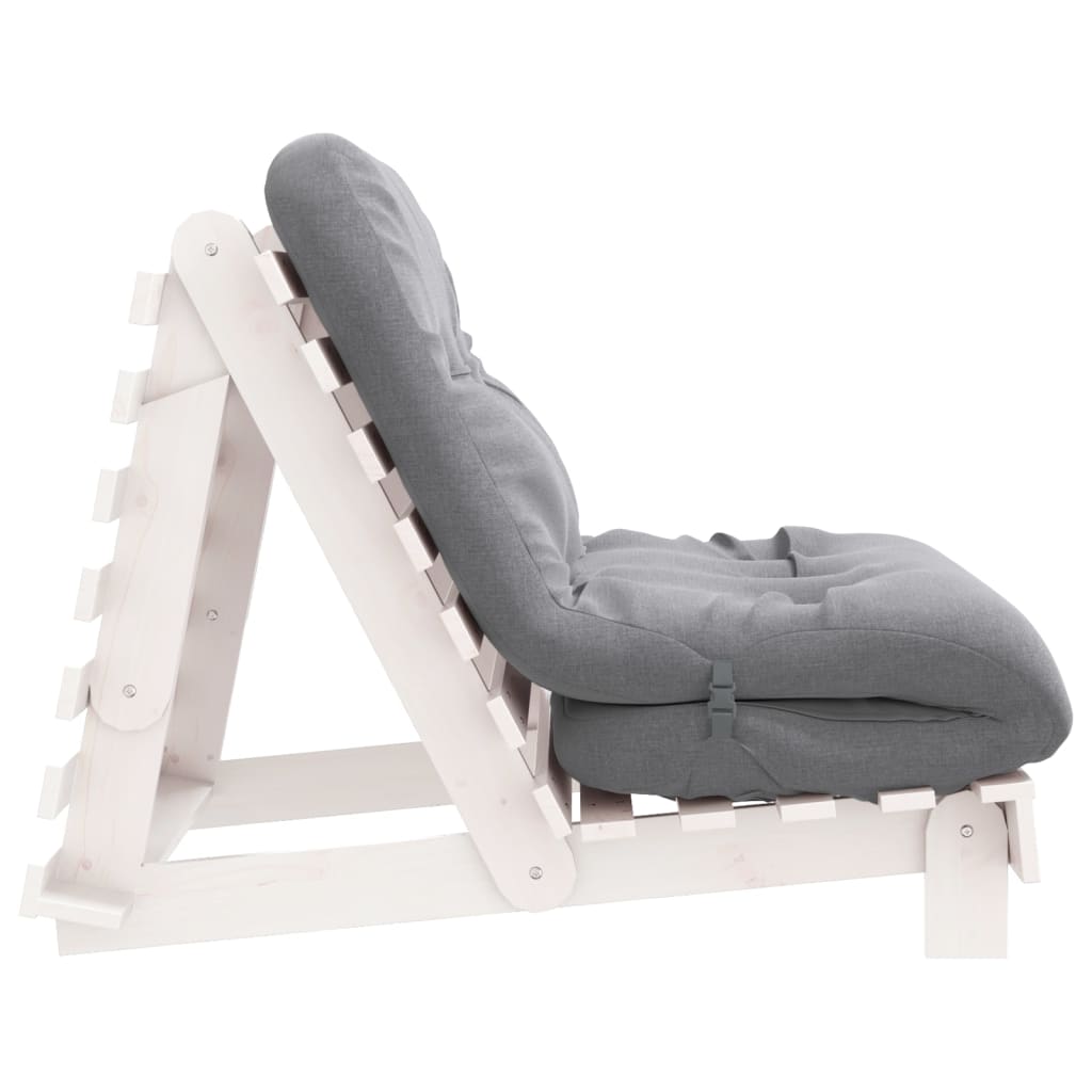 Canapea Futon Cu Saltea, , , Lemn Masiv De Pin