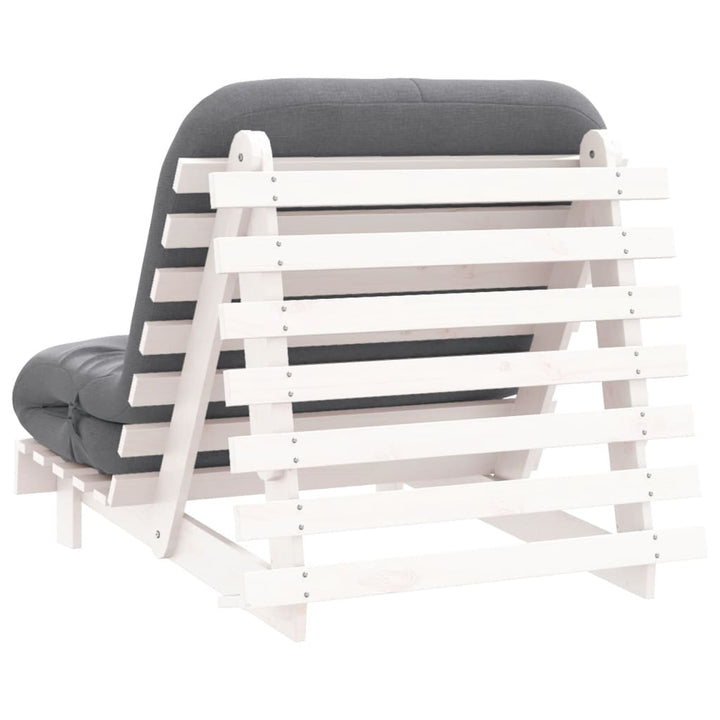 Canapea Futon Cu Saltea, , , Lemn Masiv De Pin