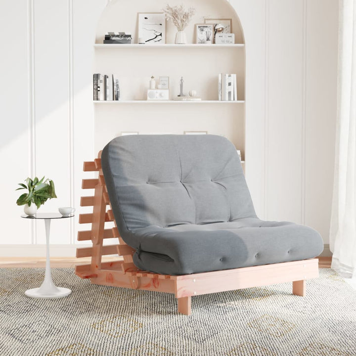 Canapea Futon Cu Saltea, , , Lemn Masiv De Pin