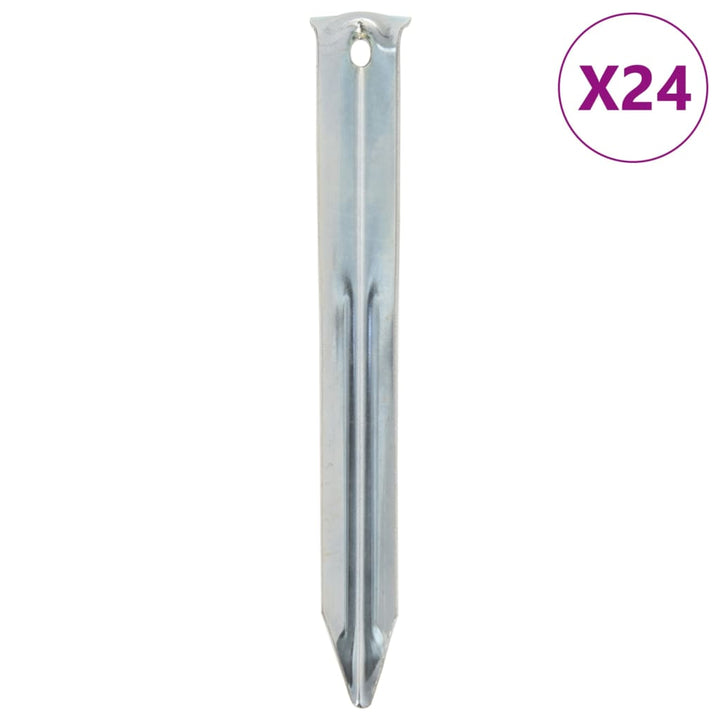 Țăruși De Cort, 24 Buc., , Ø7 Mm, Oțel Galvanizat