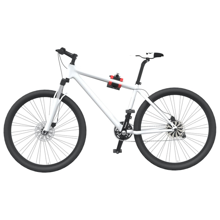 Suport Reparații Biciclete De Perete, Pliabil, Roșu/ Negru Oțel