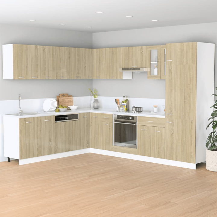 Dulap Pentru Cuptor, Stejar Sonoma, 60 X 46 X 81,5 Cm, Pal