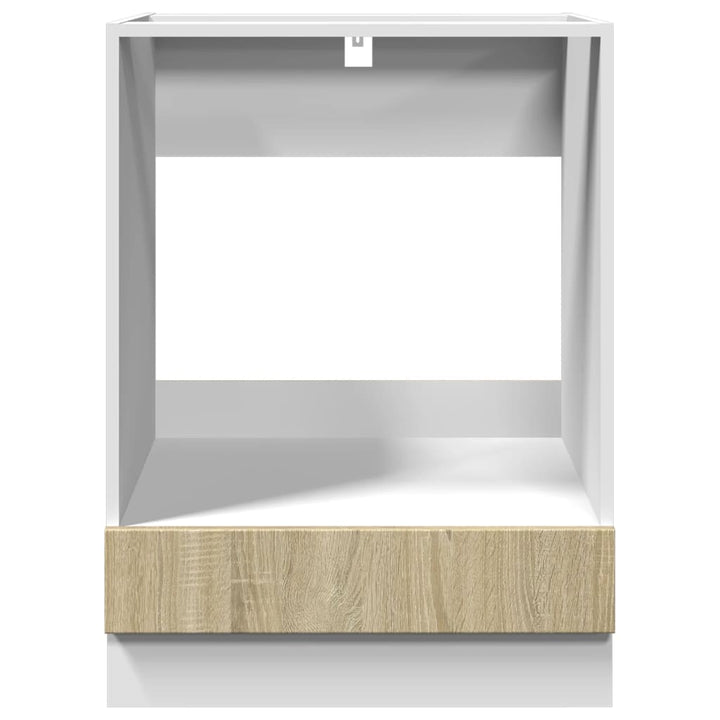 Dulap Pentru Cuptor, Stejar Sonoma, 60 X 46 X 81,5 Cm, Pal