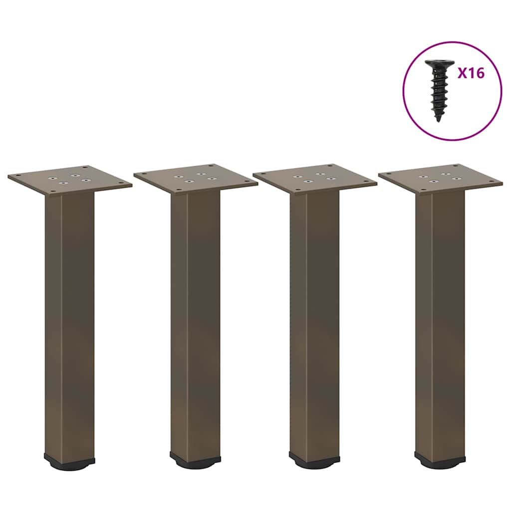 Picioare Pentru Măsuță De Cafea, 4 Buc., , 30-32 Cm, Oțel