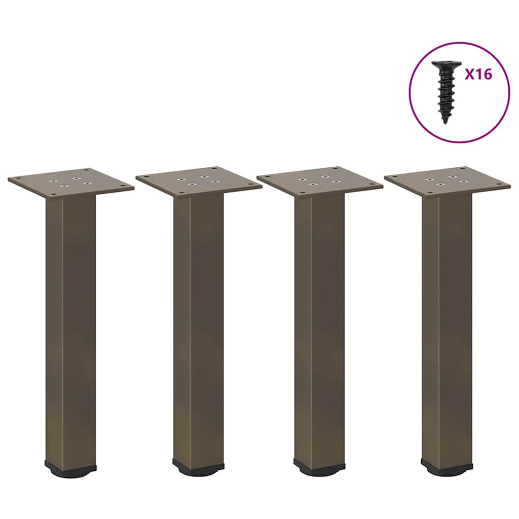 Picioare Pentru Măsuță De Cafea, 4 Buc., , 30-32 Cm, Oțel