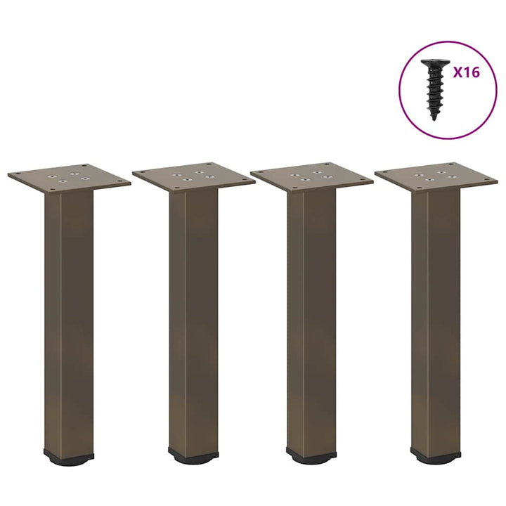 Picioare Pentru Măsuță De Cafea, 4 Buc., , 30-32 Cm, Oțel