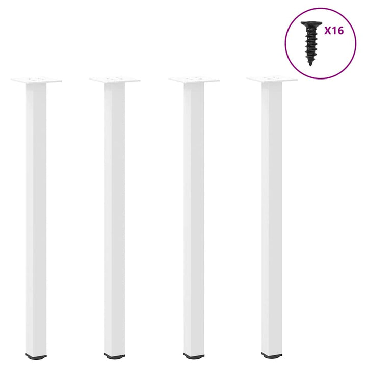 Picioare Pentru Măsuță De Cafea, 4 Buc., , 30-32 Cm, Oțel