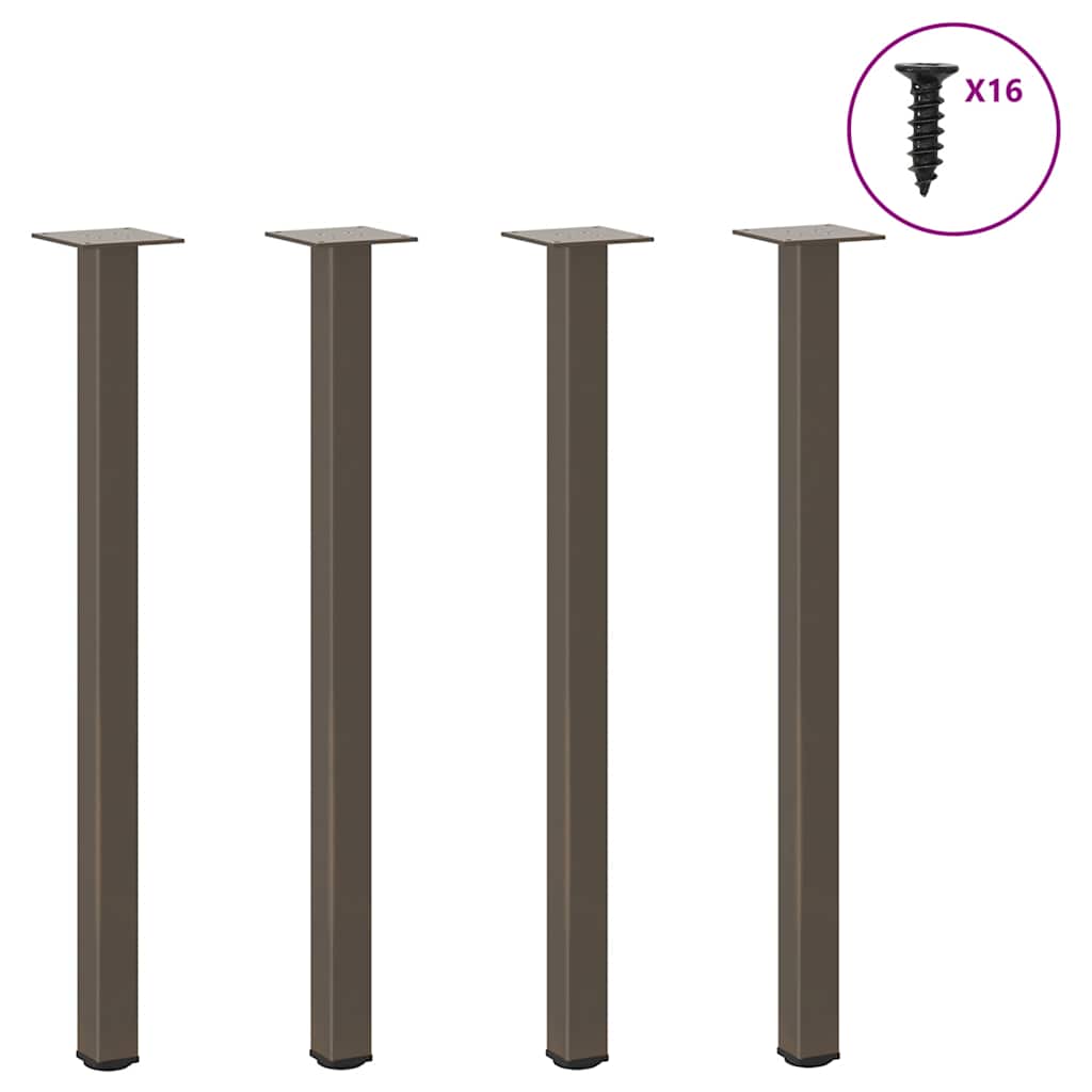 Picioare Pentru Măsuță De Cafea, 4 Buc., , 30-32 Cm, Oțel