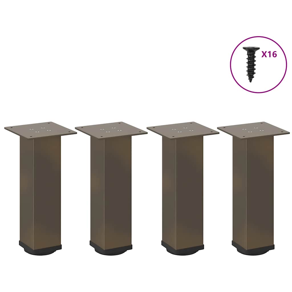 Picioare Pentru Măsuță De Cafea, 4 Buc., , 30-32 Cm, Oțel