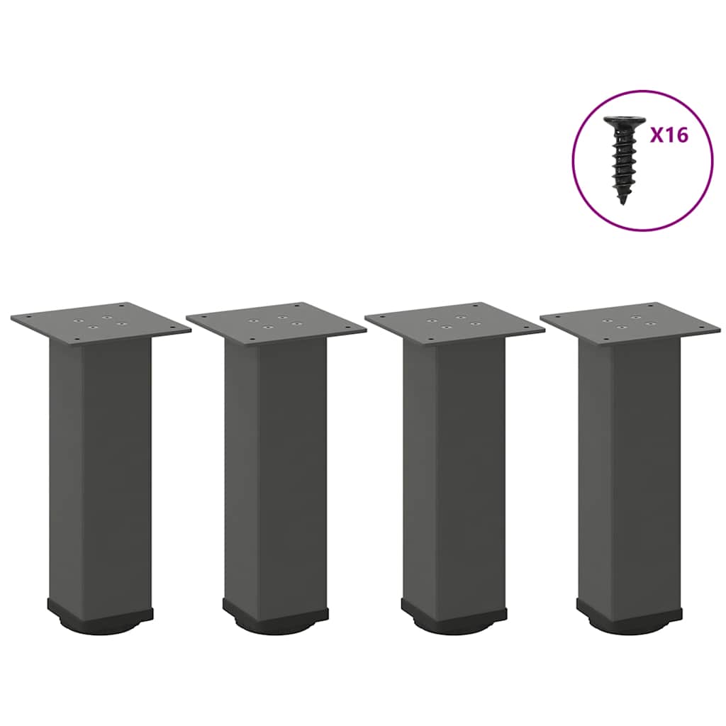 Picioare Pentru Măsuță De Cafea, 4 Buc., , 30-32 Cm, Oțel