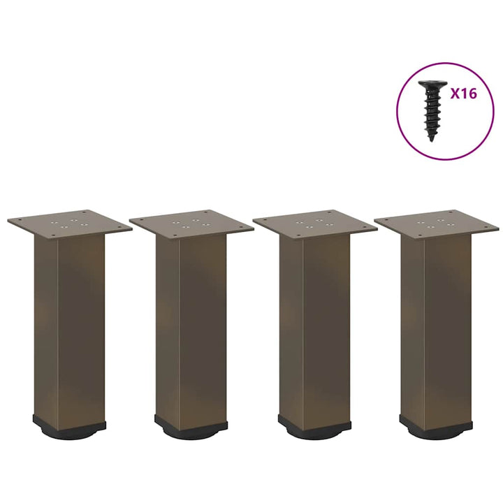 Picioare Pentru Măsuță De Cafea, 4 Buc., , 30-32 Cm, Oțel