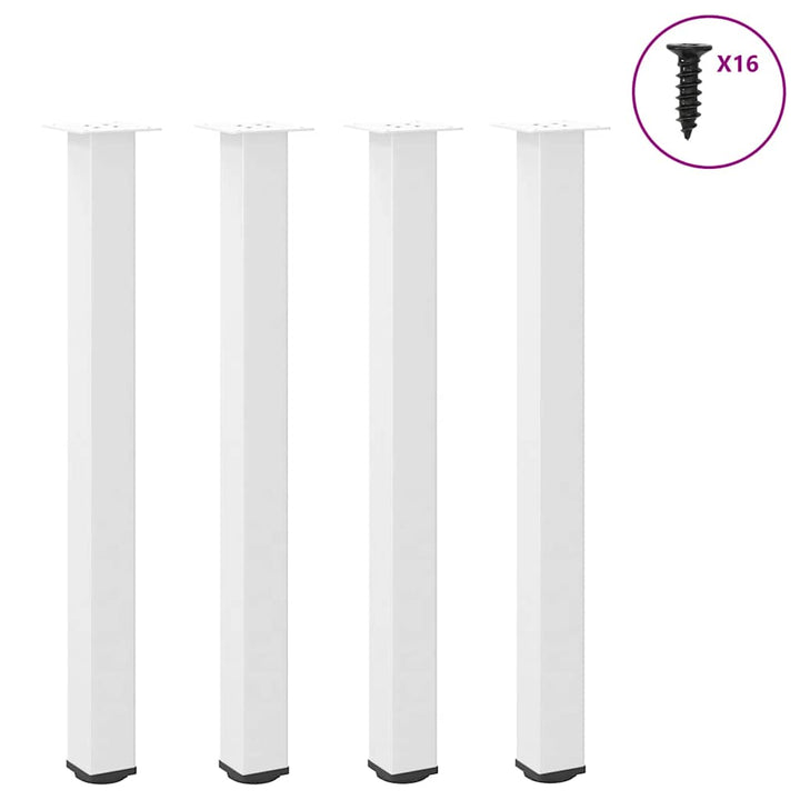 Picioare Pentru Măsuță De Cafea, 4 Buc., , 30-32 Cm, Oțel