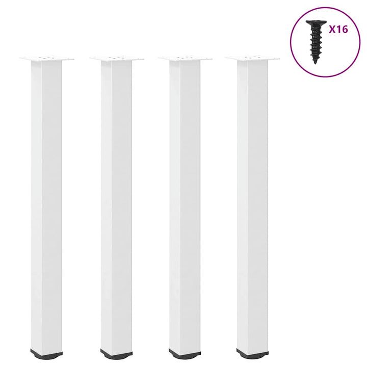 Picioare Pentru Măsuță De Cafea, 4 Buc., , 30-32 Cm, Oțel