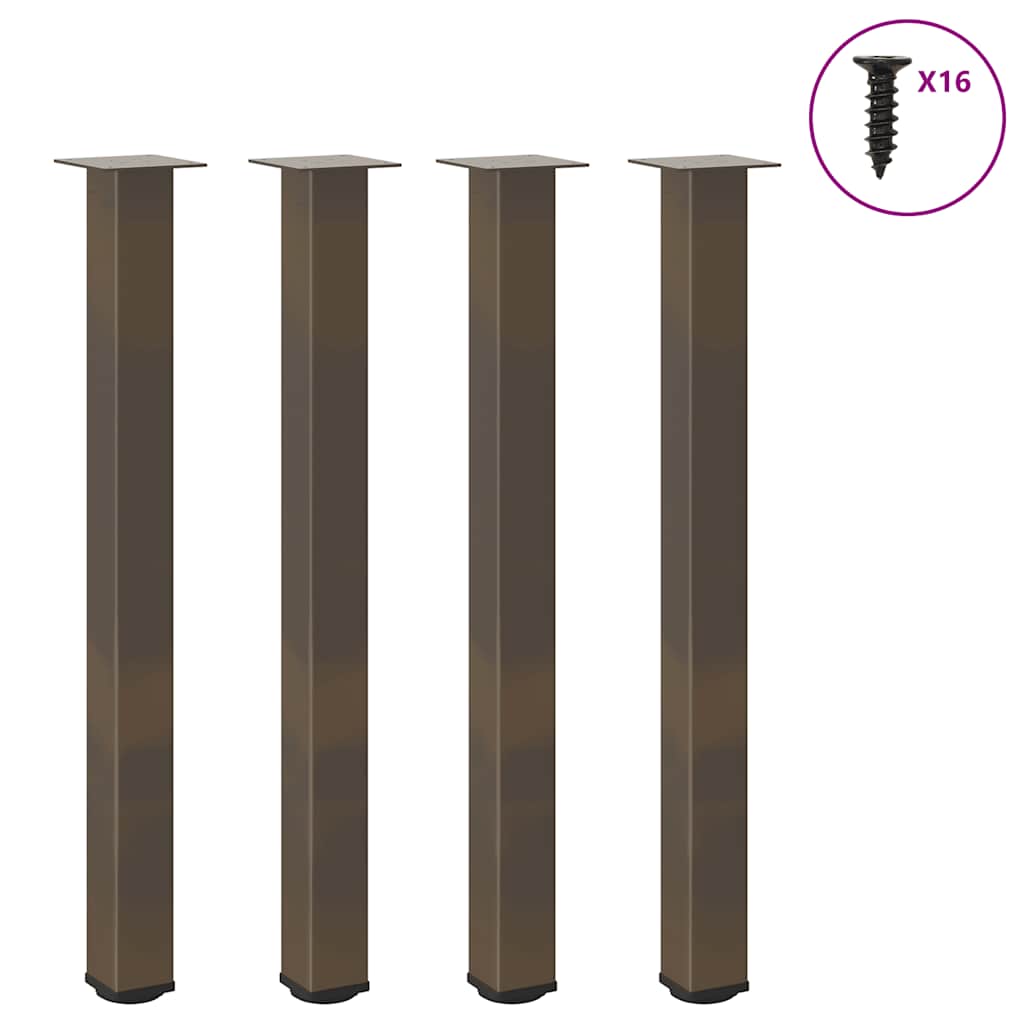 Picioare Pentru Măsuță De Cafea, 4 Buc., , 30-32 Cm, Oțel