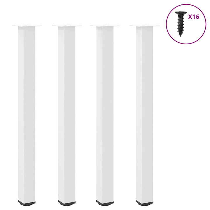 Picioare Pentru Măsuță De Cafea, 4 Buc., , 30-32 Cm, Oțel