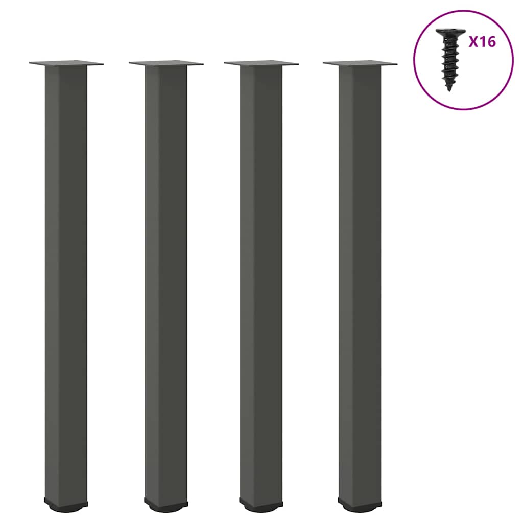 Picioare Pentru Măsuță De Cafea, 4 Buc., , 30-32 Cm, Oțel