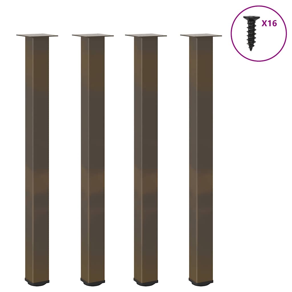Picioare Pentru Măsuță De Cafea, 4 Buc., , 30-32 Cm, Oțel