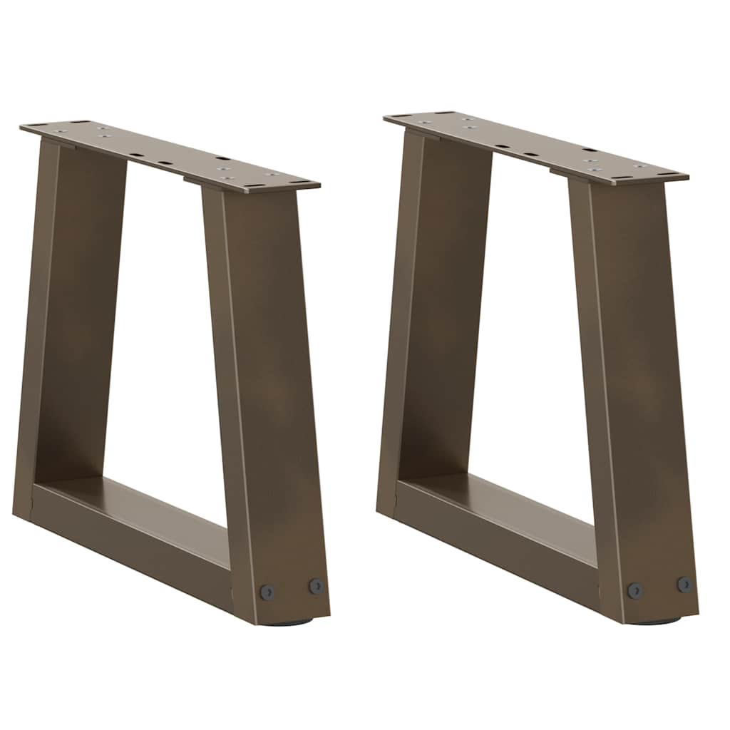 Picioare De Masă În Formă De V, 2 Buc., , 60X(72-73,3) Cm, Oțel