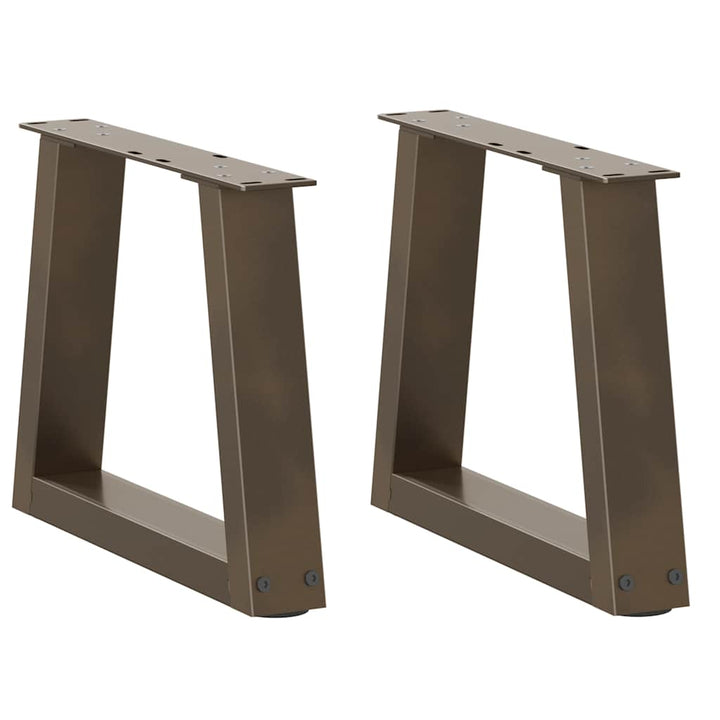 Picioare De Masă În Formă De V, 2 Buc., , 60X(72-73,3) Cm, Oțel