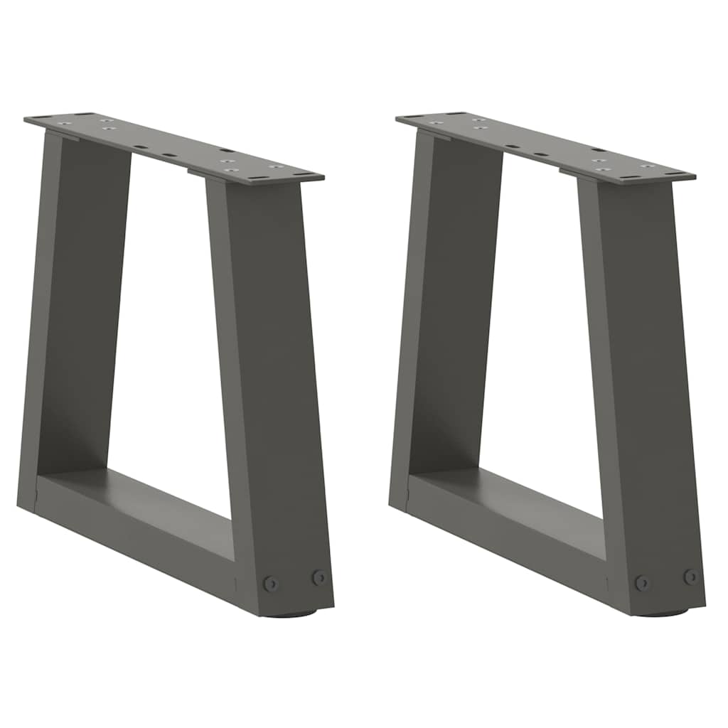 Picioare De Masă În Formă De V, 2 Buc., , 60X(72-73,3) Cm, Oțel
