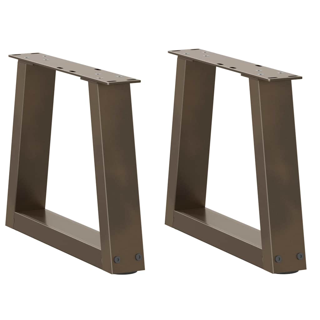 Picioare De Masă În Formă De V, 2 Buc., , 60X(72-73,3) Cm, Oțel