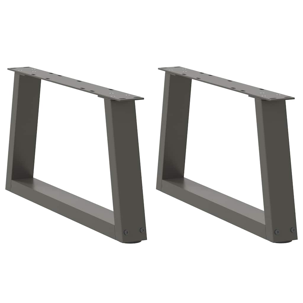 Picioare De Masă În Formă De V, 2 Buc., , 60X(72-73,3) Cm, Oțel