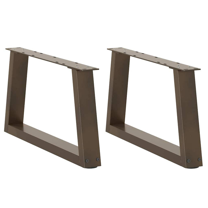 Picioare De Masă În Formă De V, 2 Buc., , 60X(72-73,3) Cm, Oțel