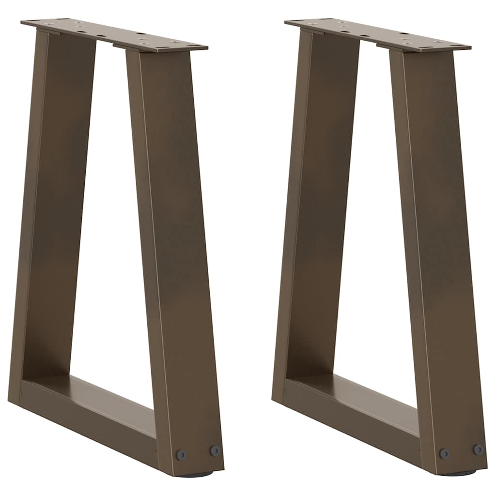Picioare De Masă În Formă De V, 2 Buc., , 60X(72-73,3) Cm, Oțel