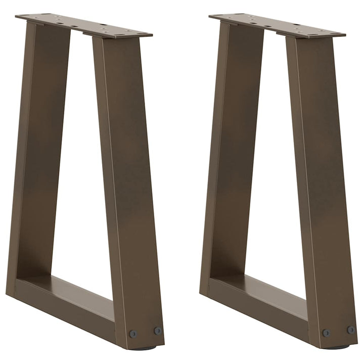 Picioare De Masă În Formă De V, 2 Buc., , 60X(72-73,3) Cm, Oțel