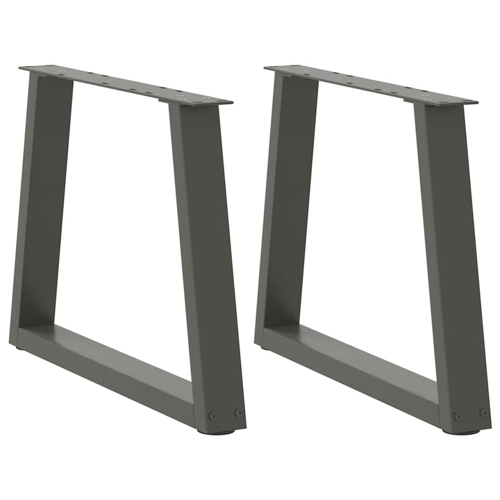 Picioare De Masă În Formă De V, 2 Buc., , 60X(72-73,3) Cm, Oțel
