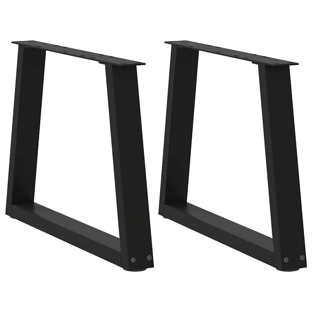 Picioare De Masă În Formă De V, 2 Buc., , 60X(72-73,3) Cm, Oțel