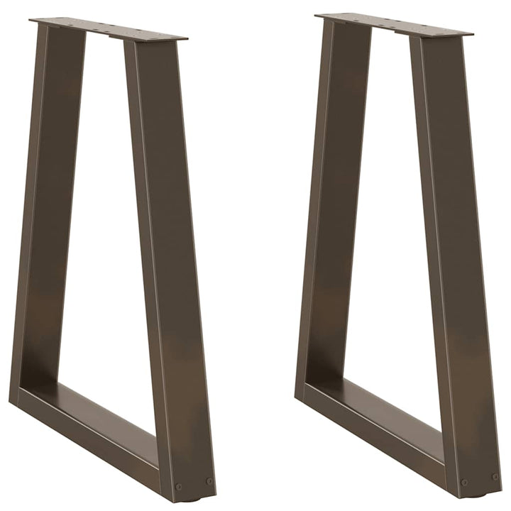 Picioare De Masă În Formă De V, 2 Buc., , 60X(72-73,3) Cm, Oțel
