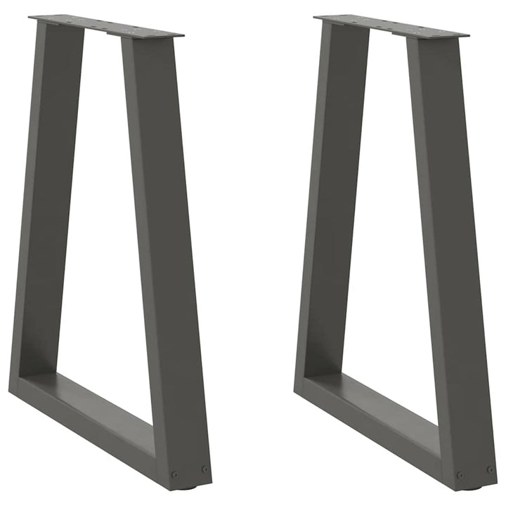 Picioare De Masă În Formă De V, 2 Buc., , 60X(72-73,3) Cm, Oțel