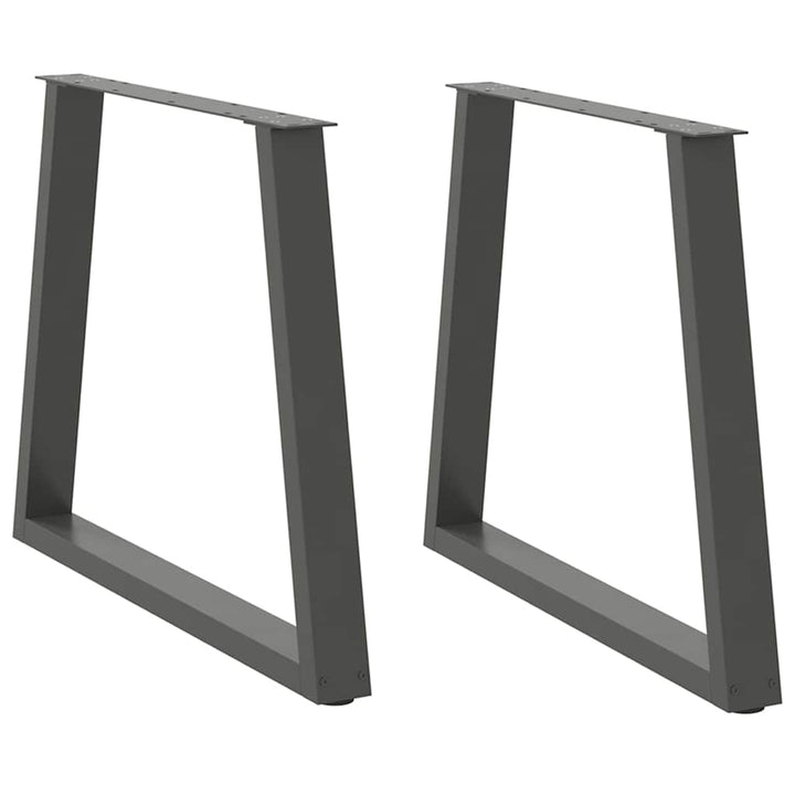 Picioare De Masă În Formă De V, 2 Buc., , 60X(72-73,3) Cm, Oțel