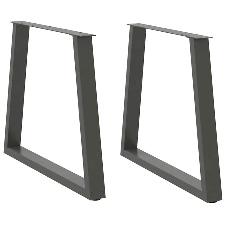 Picioare De Masă În Formă De V, 2 Buc., , 60X(72-73,3) Cm, Oțel