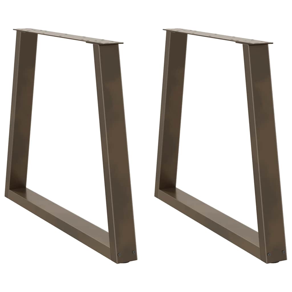 Picioare De Masă În Formă De V, 2 Buc., , 60X(72-73,3) Cm, Oțel