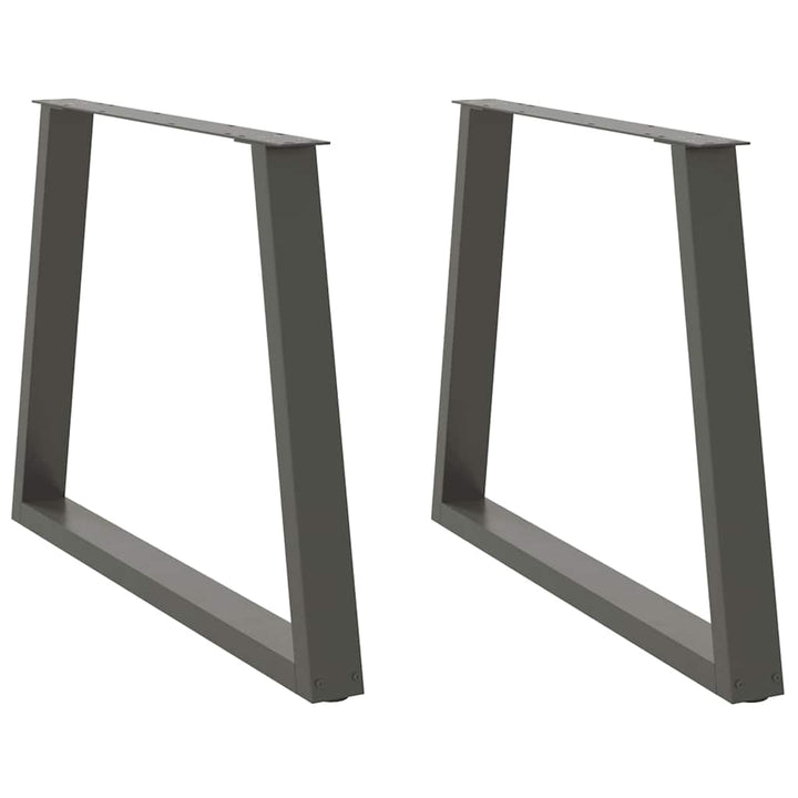 Picioare De Masă În Formă De V, 2 Buc., , 60X(72-73,3) Cm, Oțel