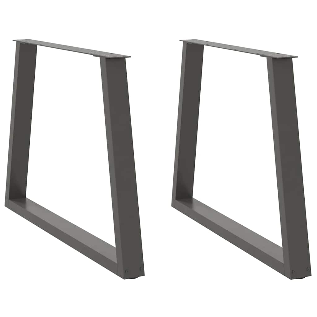 Picioare De Masă În Formă De V, 2 Buc., , 60X(72-73,3) Cm, Oțel