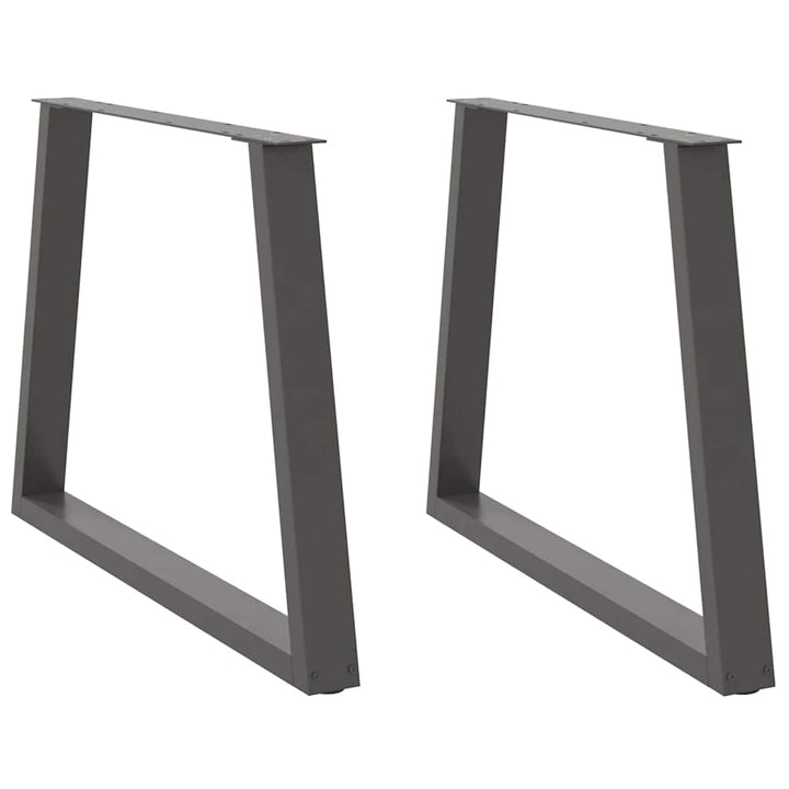 Picioare De Masă În Formă De V, 2 Buc., , 60X(72-73,3) Cm, Oțel