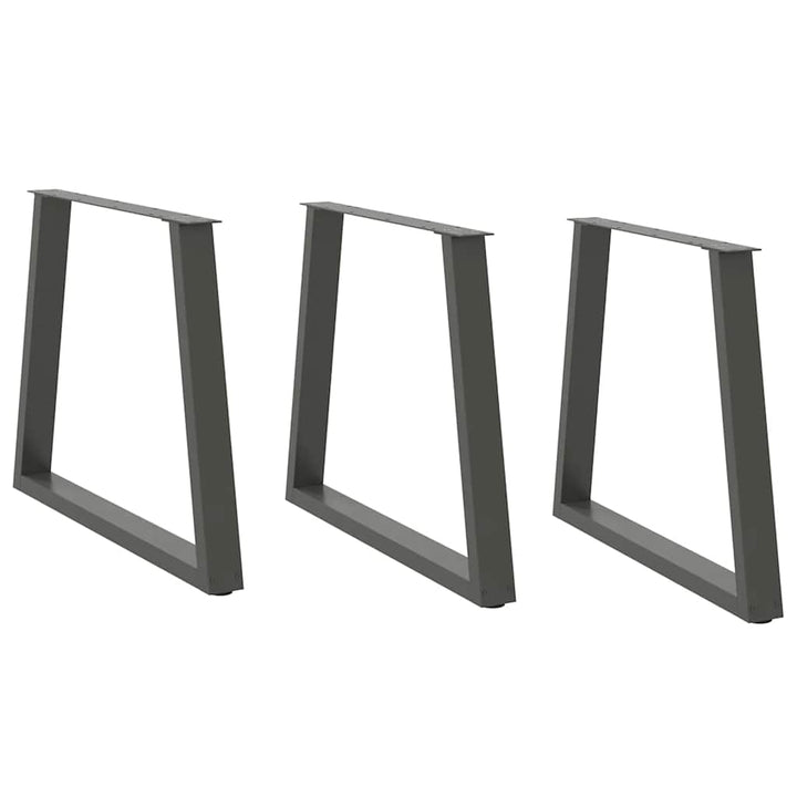Picioare De Masă În Formă De V, 2 Buc., , 60X(72-73,3) Cm, Oțel