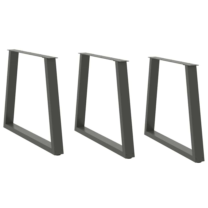 Picioare De Masă În Formă De V, 2 Buc., , 60X(72-73,3) Cm, Oțel
