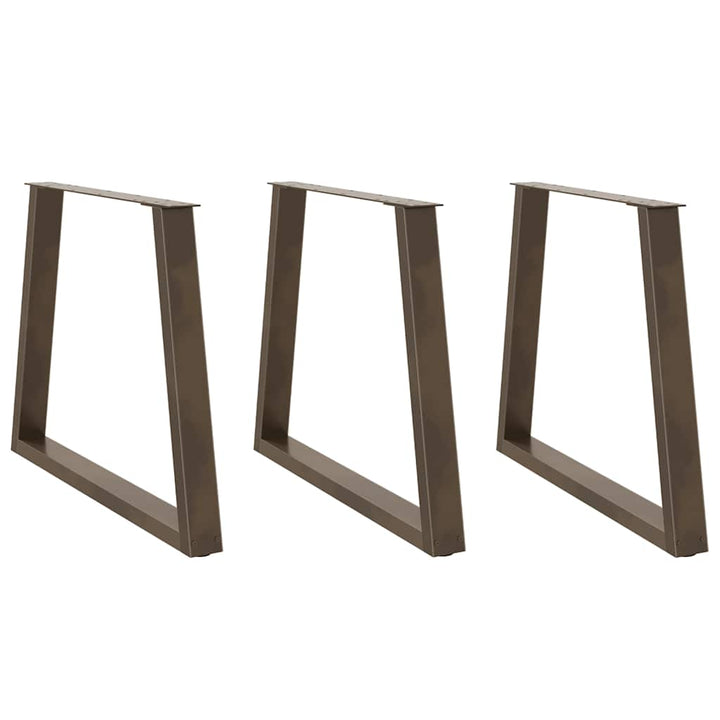 Picioare De Masă În Formă De V, 2 Buc., , 60X(72-73,3) Cm, Oțel