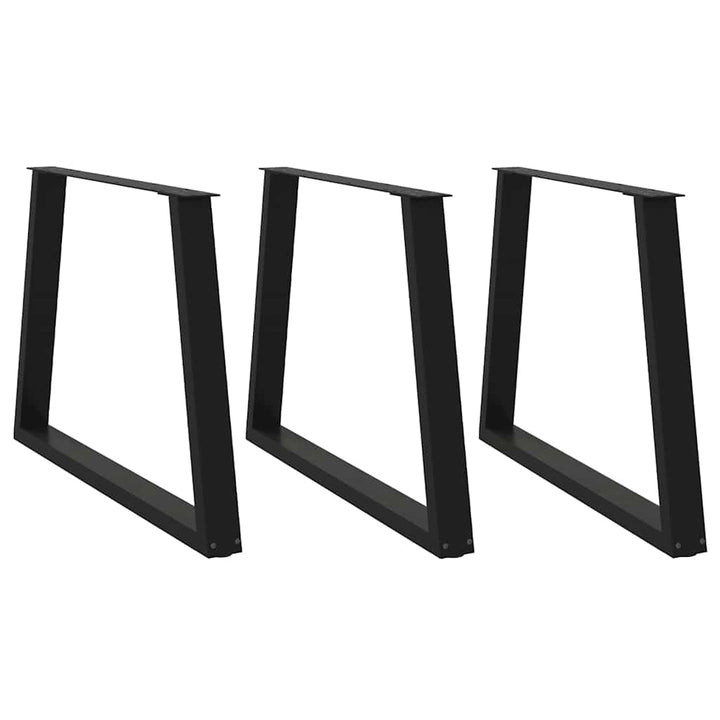 Picioare De Masă În Formă De V, 2 Buc., , 60X(72-73,3) Cm, Oțel