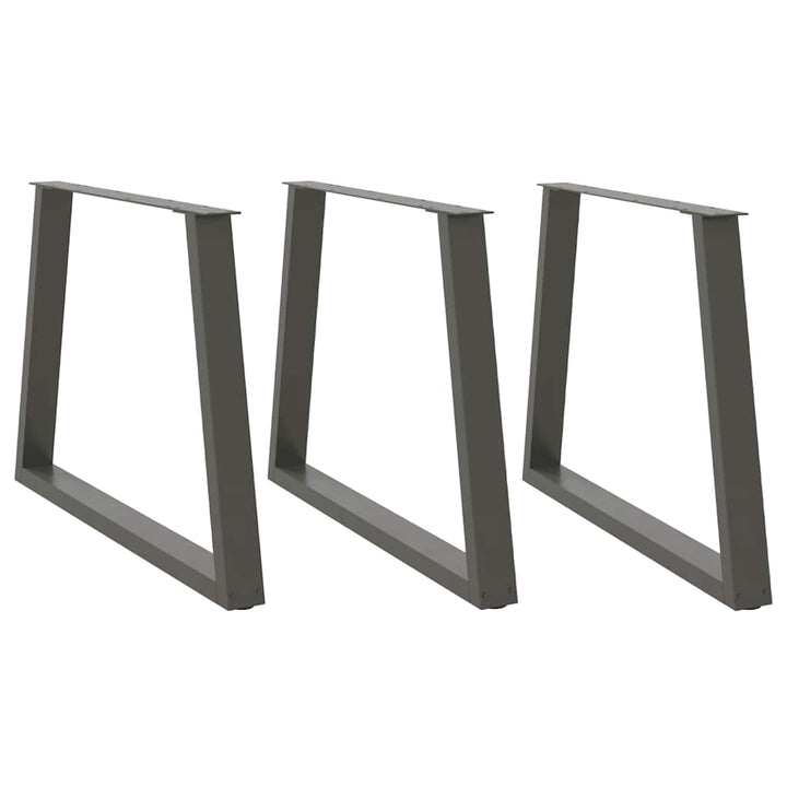Picioare De Masă În Formă De V, 2 Buc., , 60X(72-73,3) Cm, Oțel