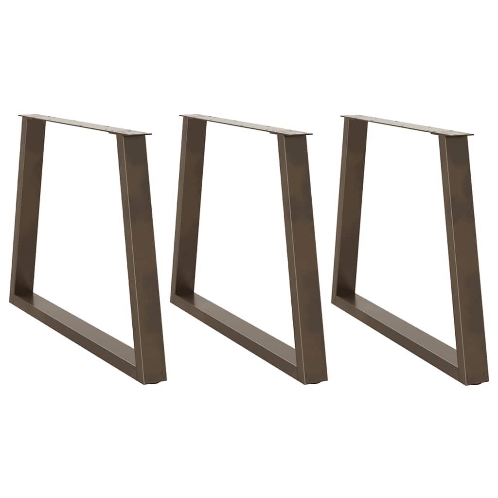 Picioare De Masă În Formă De V, 2 Buc., , 60X(72-73,3) Cm, Oțel