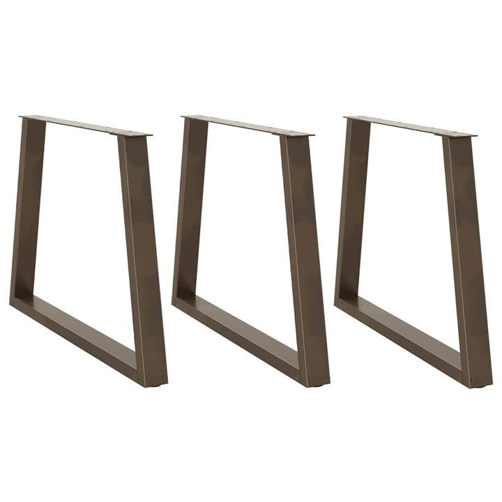 Picioare De Masă În Formă De V, 2 Buc., , 60X(72-73,3) Cm, Oțel