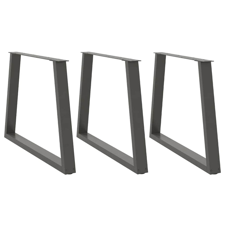 Picioare De Masă În Formă De V, 2 Buc., , 60X(72-73,3) Cm, Oțel