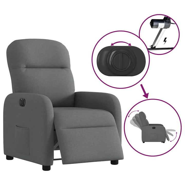 Fotoliu Rabatabil Electric, , Material Textil
